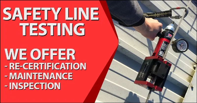 Safety Line Testing High Access Roofing - London, London